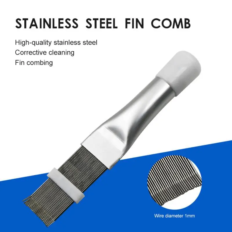 1 pcs Air Conditioning Cleaning Comb Stainless Steel Air Condition Fin