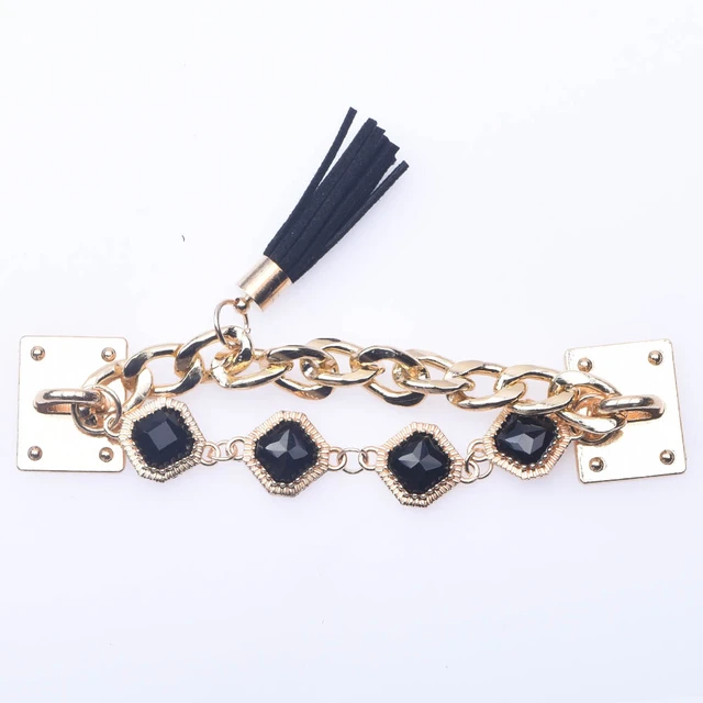 1 Pcs New Designer Chain Shoe Charms Croc Accessories Metal Charm Decoration for Croc Clog Shoes Pendant Buckle for Girl Gift r6649