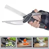 Stainless Steel Kitchen Scissors 2 in 1 Cutting Board Nifty Chopper Fruit Vegetable Multifunctional Cutter