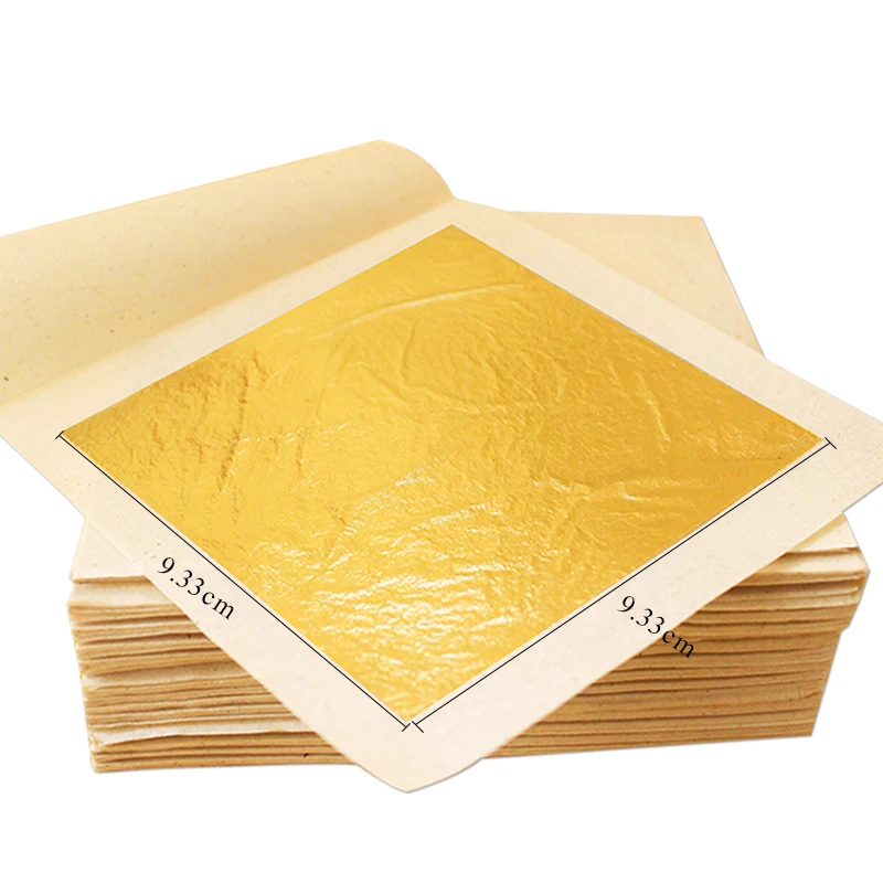 24K Pure Gold Leaf Edible Gold Foil Sheets for Cake Decoration Arts Cr –  AOOKMIYA