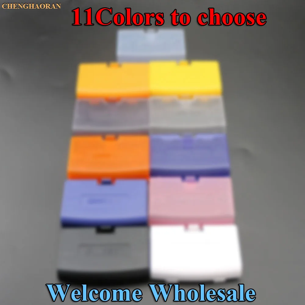 

Mix 11colors 55pcs Wholesale Battery Cover Back Door Lid Replace For Nintendo Gameboy Advance GBA Console