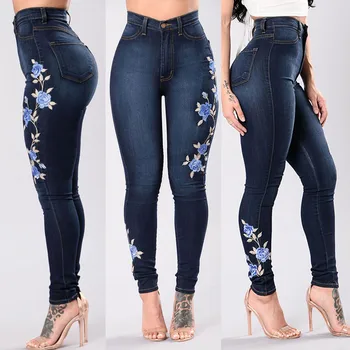 

2020 Newest Arrivals Fashion Hot Women Lady Denim Skinny Pants High Waist Stretch Jeans Slim Pencil Jeans Women Casual Jeans#3
