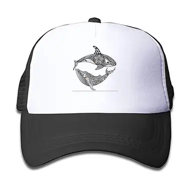 

Mesh Cap Stylized-Sea-Shark Trucker Hats Baseball caps Adjustable for Kids Toddler