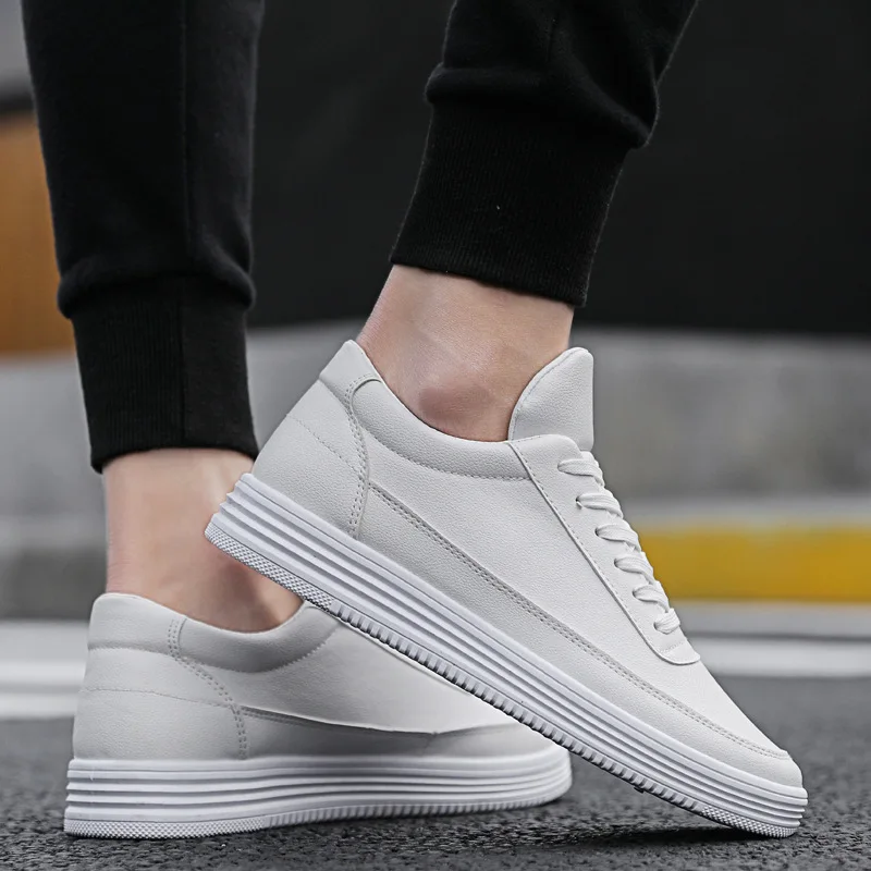 

2019 2019 sprng men's white shos studets caual good lookng youth shoes