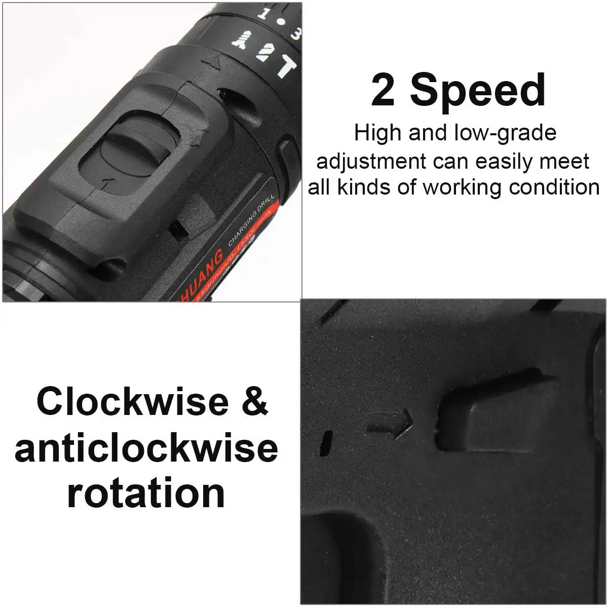 YAOSHUANG 25V 3/8 Cordless Rechargeable Electric