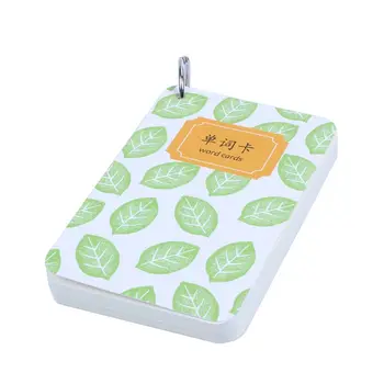 

1pcs Portable Sheets Cute Card Pattern Word Memo Pad Office Office Chancery Mini Pocket Notebook,green