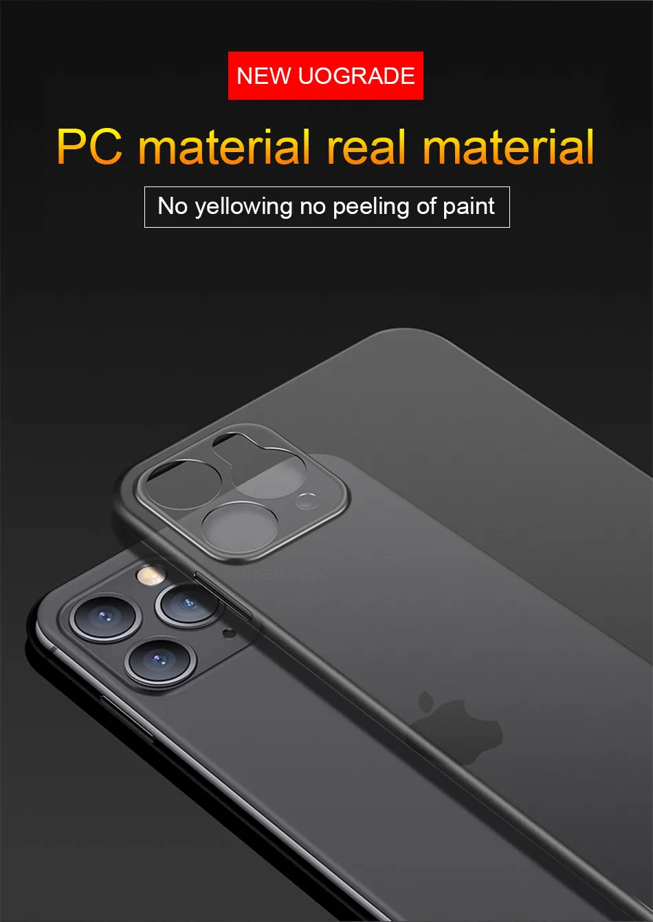 Ultra Thin 0.2mm Matte Case For IPhone 13 12 Mini X XR XS 11 Pro Max Full Cover For IPhone 7 6 6s 8 Plus Hard PC Shockproof Case iphone 12 pro max wallet case