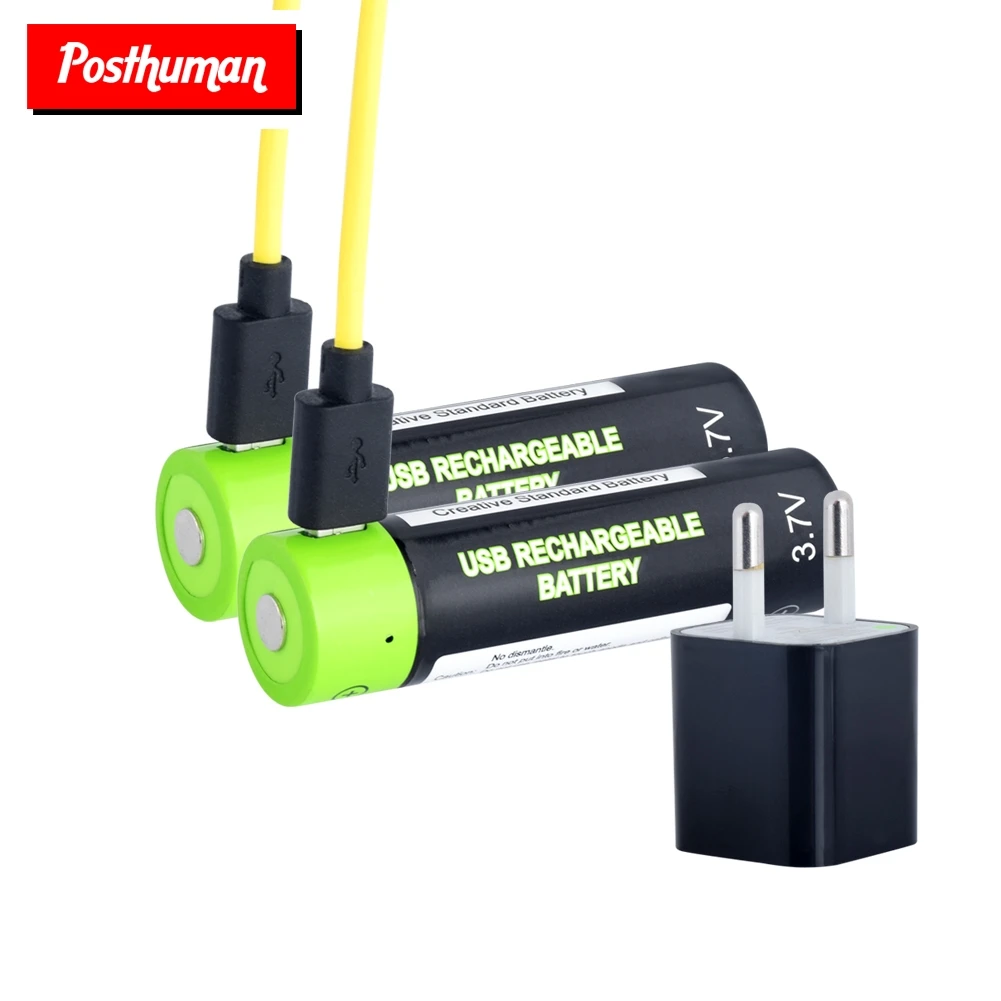 1500mAh USB 18650 Rechargeable li-ion Lipo Battery Cable Charger Kit For Toys controller batteries Lithium Polymer Battery
