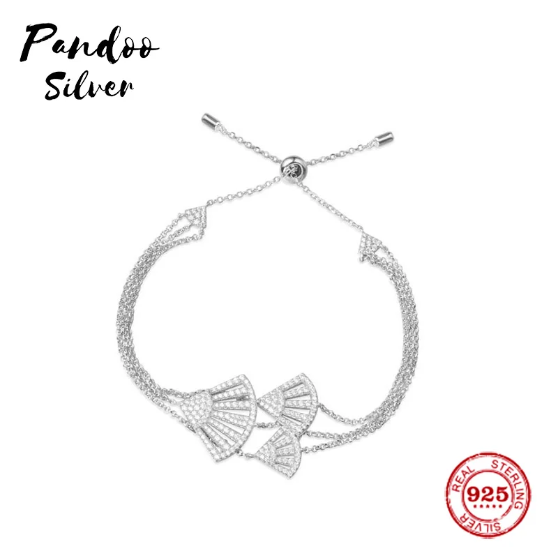 Модная подвеска Стерлинговое Серебро копии 1:1 регулируемый браслет для фламенко