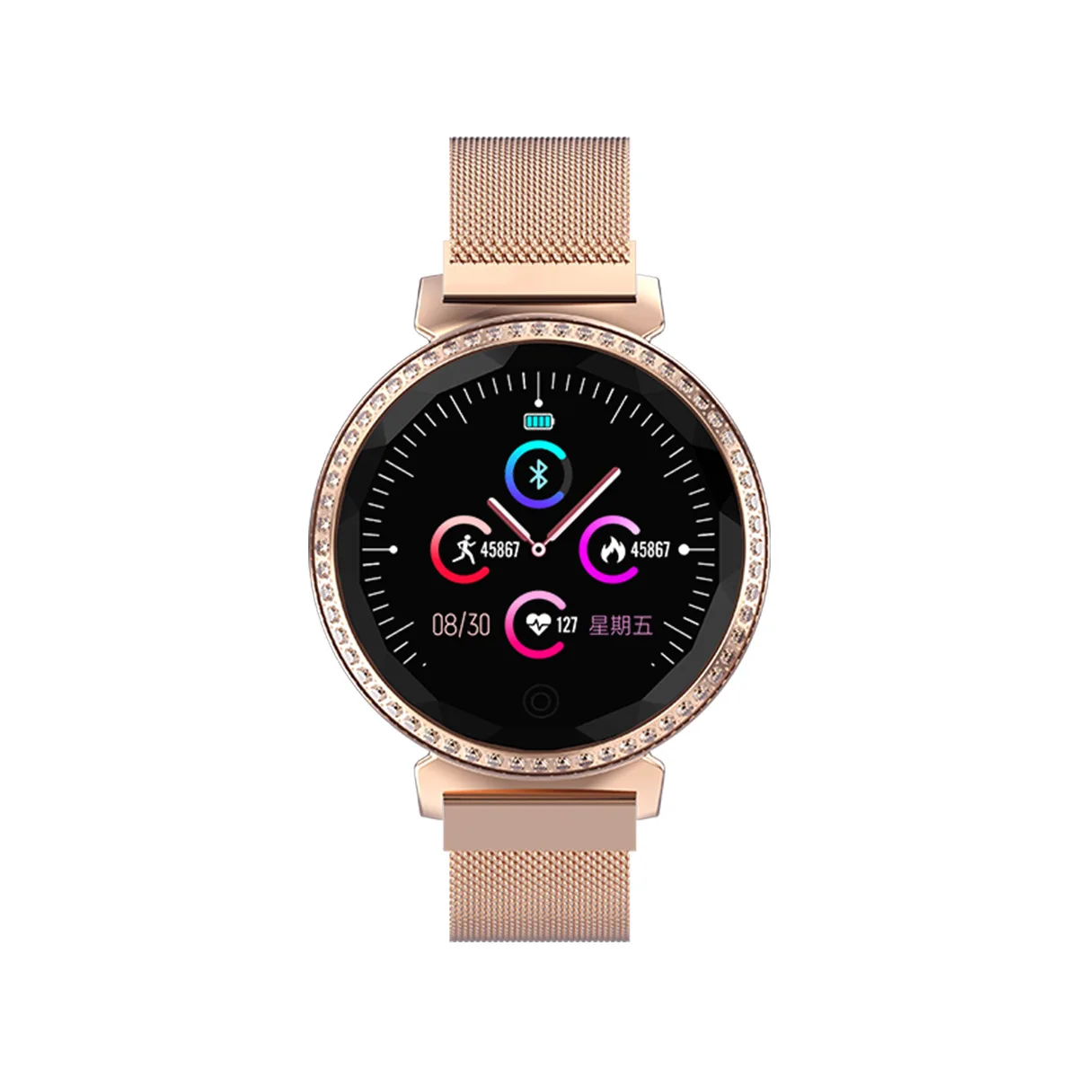 

Cross Border New Style Illicit Model MC11 Smart Bracelet Female Fashion Physiological Cycle Health Monitoring Multi-Sports Brace