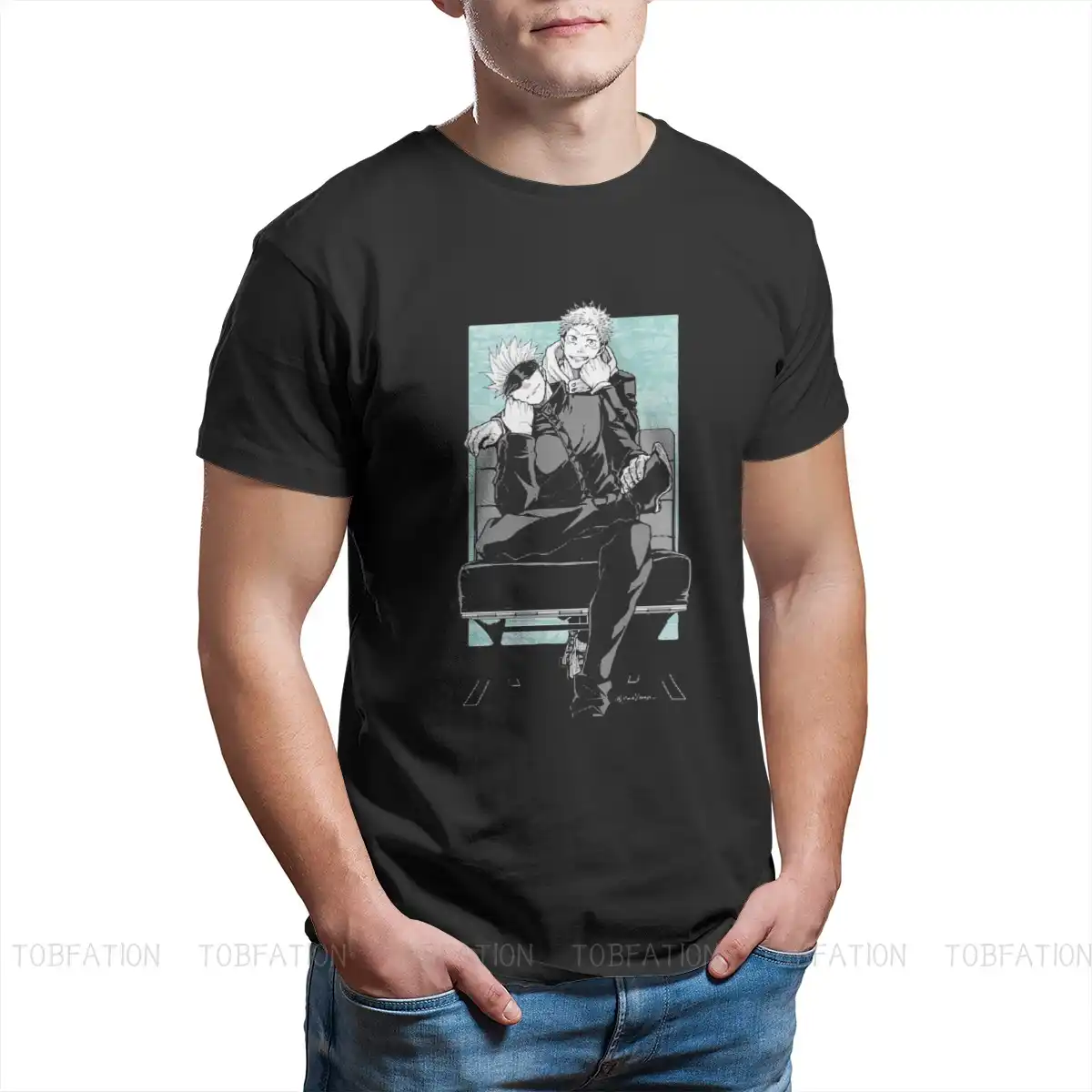 Neue Sommer Kuhlen T Shirt Baumwolle Jujutsu Kaisen Itadori Megumi Fushiguro Satoru Anime Ofertas Manner T Shirt T Shirts Aliexpress