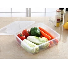 30 решетчатая коробка для хранения еды на холодильник прозрачная