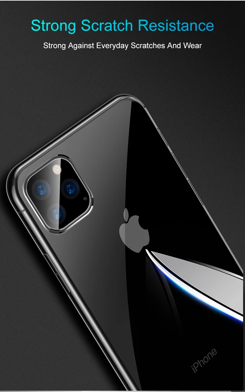 Роскошный прозрачный стеклянный чехол для Iphone 11 Pro Xs Max Xr X 8 7 Plus, мягкий чехол из закаленного стекла для Iphone 7 Plus
