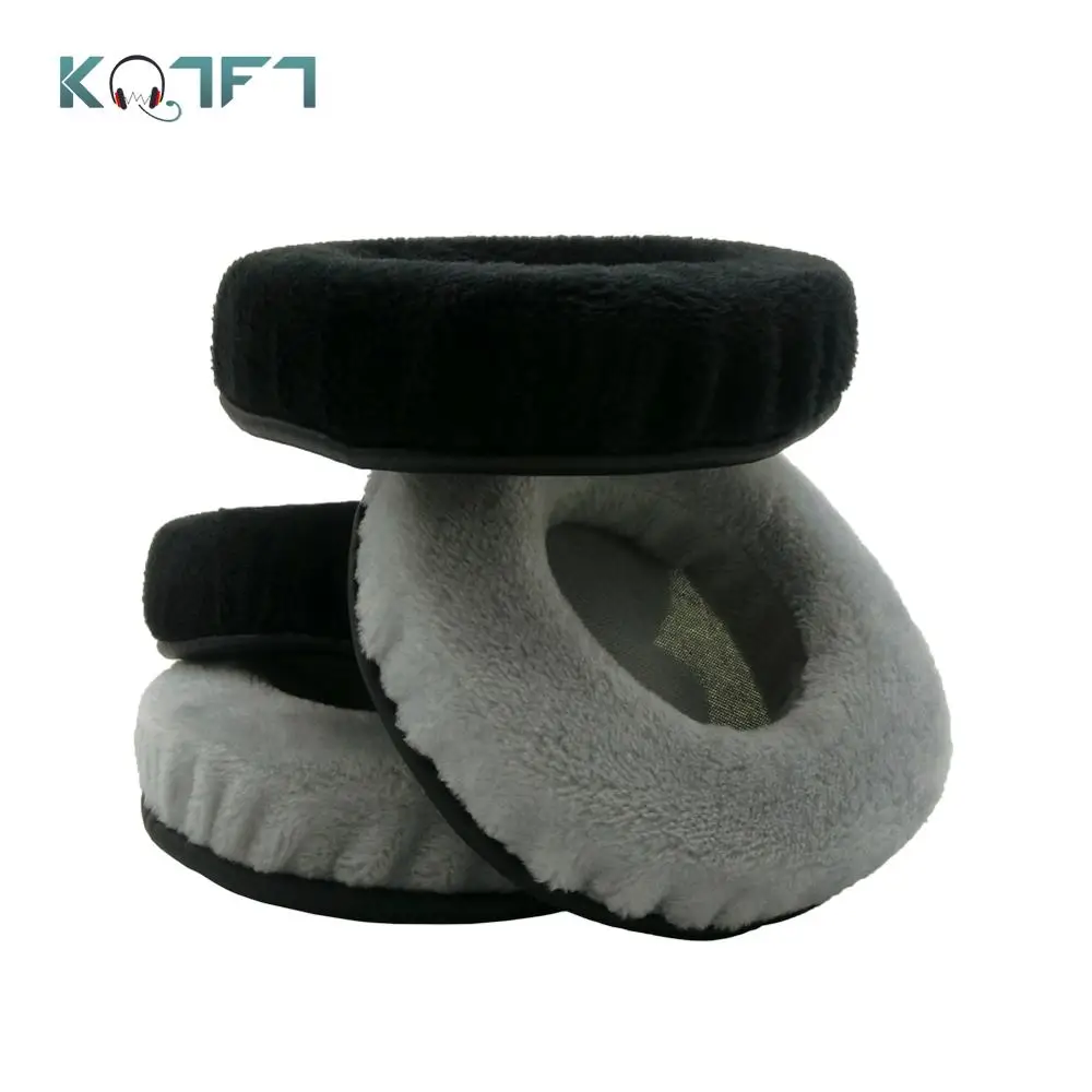 

KQTFT 1 Pair of Velvet Replacement Ear Pads for Plantronics RIG 515HD 515-HD 515 HD Headset EarPads Earmuff Cover Cushion Cups