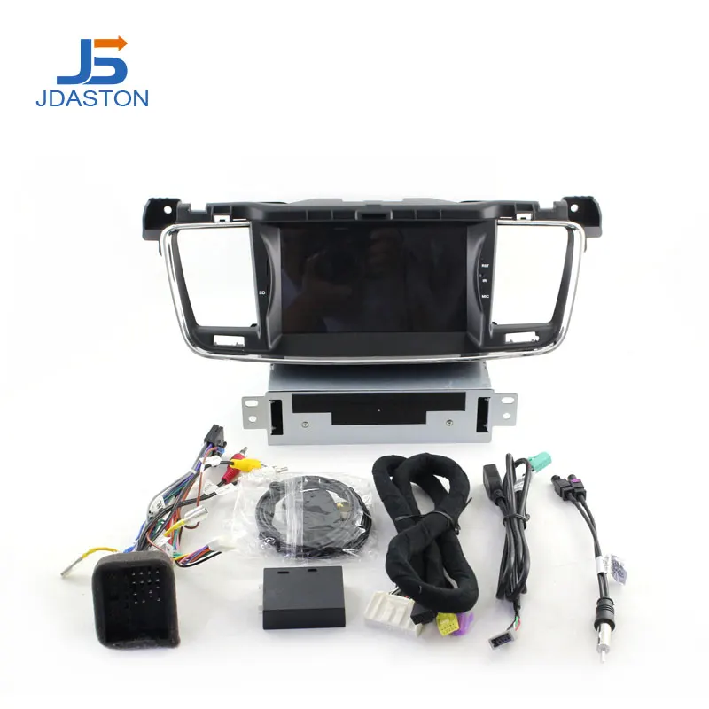 Top JDASTON Android 9.0 Car DVD Player For PEUGEOT 508 Stereo GPS Navigation multimedia Player 1 Din Car Radio Steer Wheel Control 4