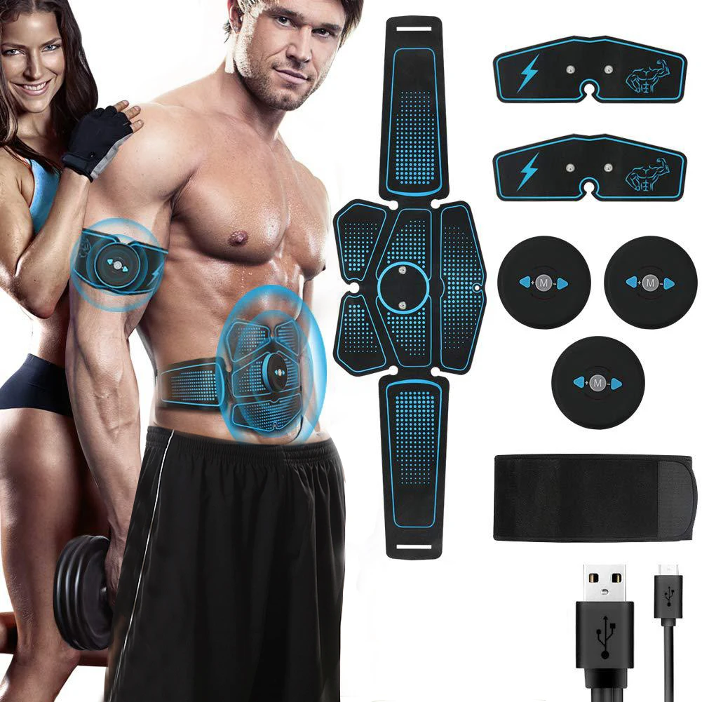 Женский Тонер для мышц портативный тренажер талии с 6 массажными режимами пояс