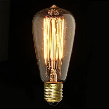 

3PCS/Set E27 40W ST64 A19 Edison Vintage Incandescent Light Bulb Nostalgia Filament Lamp AC220V