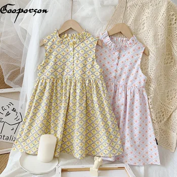 

Gooporson Cute Little Girl Princess Costume Kids Dresses for Girls Flower Sleeveless Clothes Vestidos Toddler Children Outfits