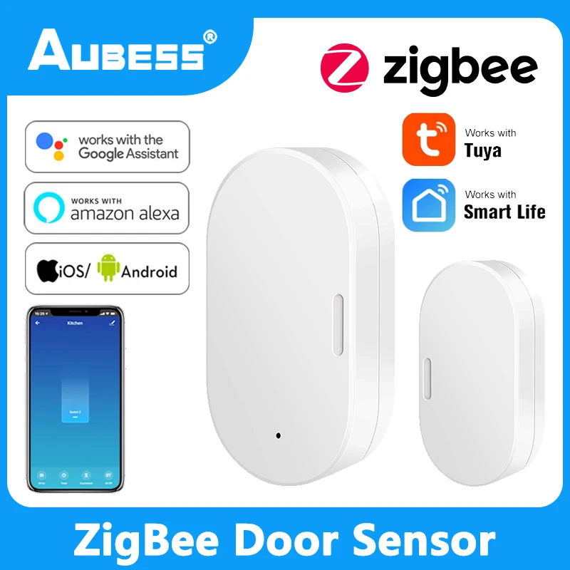 SONOFF DW2 WiFi Door Sensor eWeLink Door Window Open Detector Smart Home Security Protection Alarm System Alexa Google Assistant alarm lamp