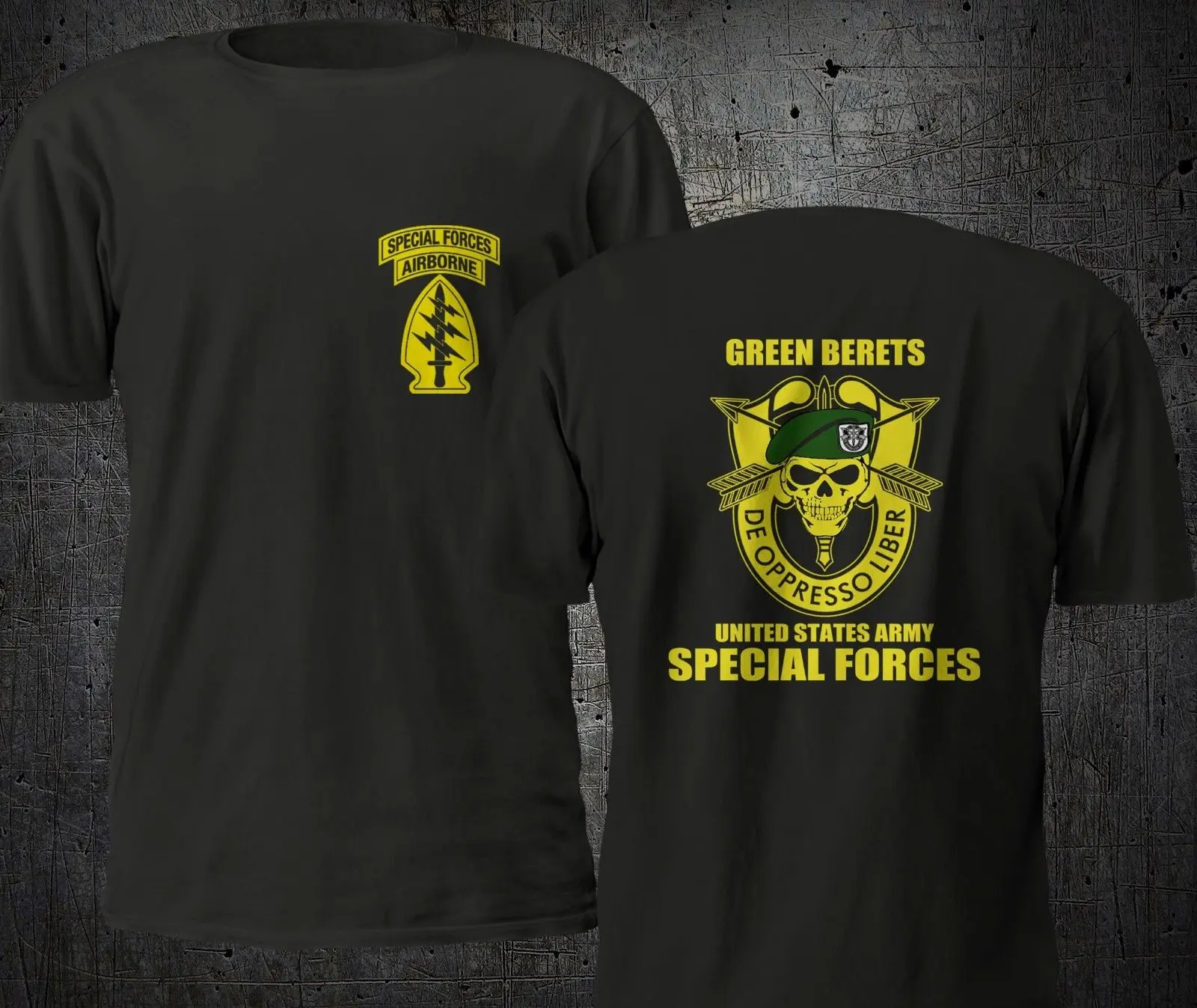 

SPECIAL FORCES GROUP AIRBORNE MILITARY T SHIRT S-4XL