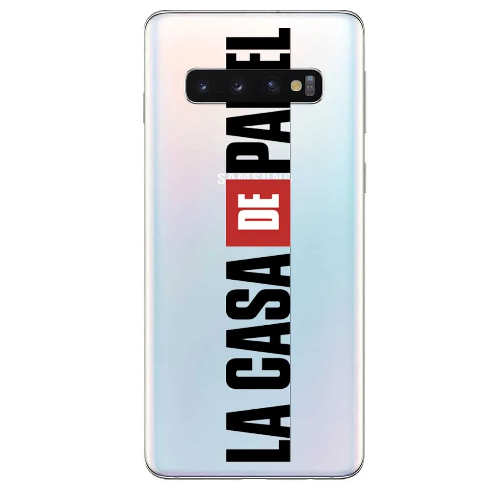 TPU La casa de papel Tokio испанский ТВ мягкий ТПУ чехол для телефона samsung Galaxy M20 M10E S6 S7 S8 S9 S10 Edge Plus Note8 Note9 - Цвет: TPU