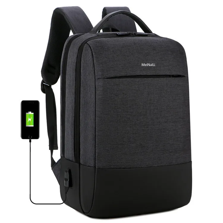 

Cross Border Amazon for Computer Backpack Multi-functional USB Rechargeable Waterproof Men Business Backpack