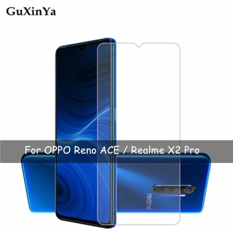 2 шт. закаленное стекло Realme X2 Pro защита экрана 9H защитное против царапин пленка 6 5