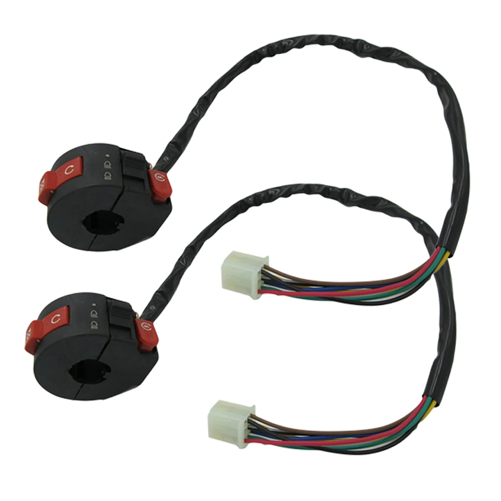 MagiDeal 2x Kill Start Button Light Switch for 50cc 70cc 90cc 125cc ATV Quad
