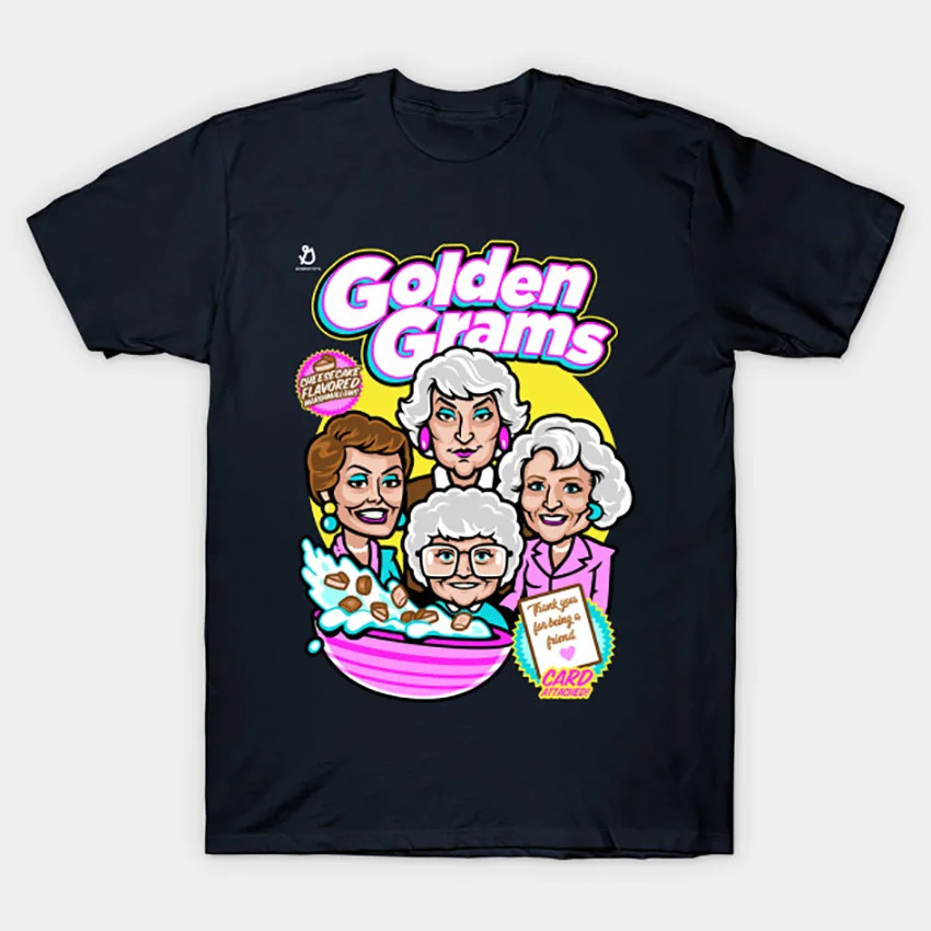 Футболка с надписью «Golden Grams»; футболка для девочек с надписью «bea arthur sitcom the Golden Girls tv goldengirls shady pines»