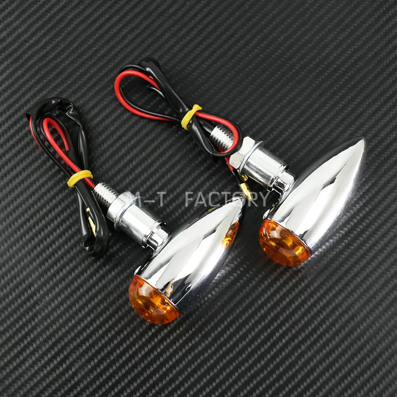 Sinal de Seta para Motocicleta Peças para Harley Lâmpada Cromada Universal Peças - 4 Chopper Cruiser Bobber 2 4 Home & Garden