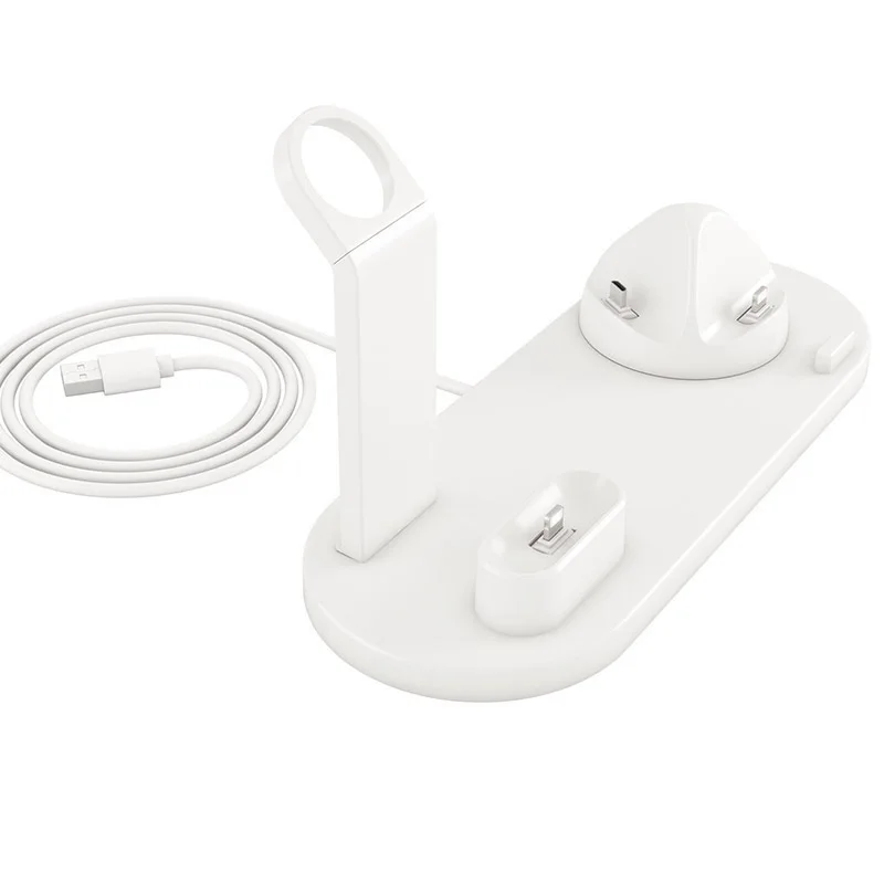 3 в 1 зарядная док-станция Подставка держатель станция для IPhone Airpods Apple Watch поворотное зарядное устройство База для Android тип-c IPhone