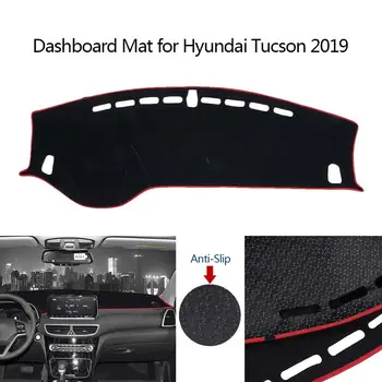 

Car Dash Board Mat Fit for Hyundai Tucson 2019 without Head-up Display Left Rudder Anti-Slip Dashboard Protection Cover