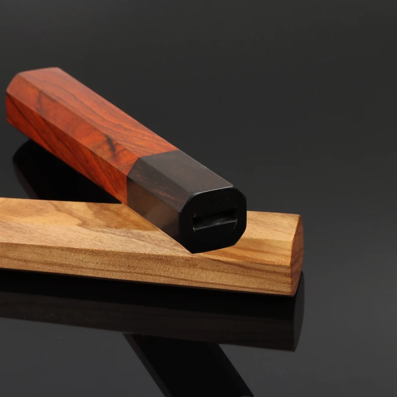 1pcs Japanese Octagonal Kitchen Knife Handle Willow Blade Butcher Knife Sushi Knife 8 Angle