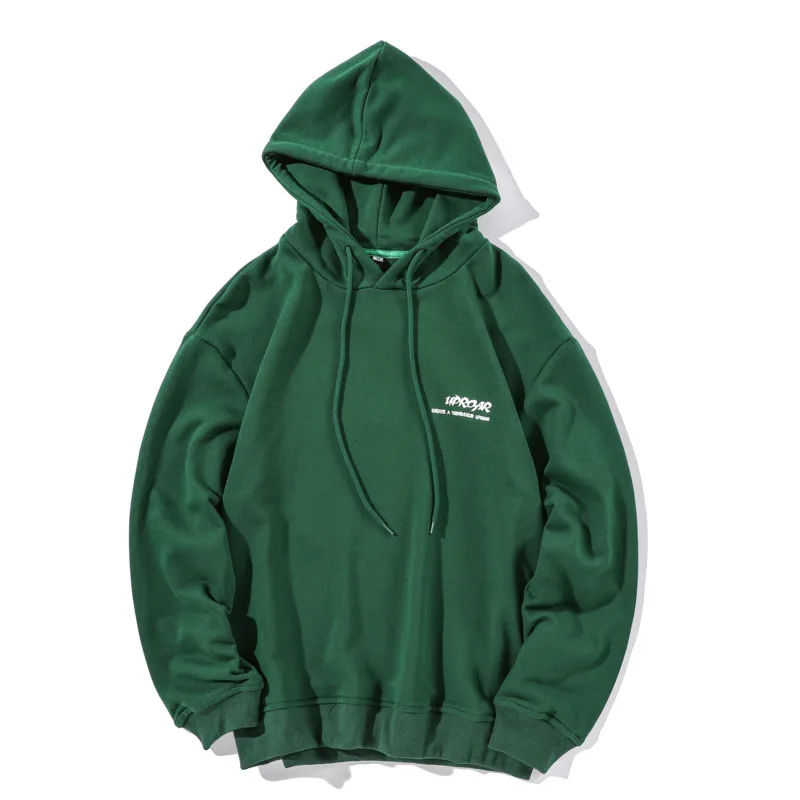 

2019 Men's Spring New Casual Letter Printing Long-sleeved Hooded Hoodies Loose Temperament Trend Cotton Harajuku M-2XL