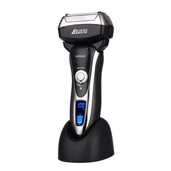 

Electric Shaver Men Reciprocating Four Blade Floating Razor Rechargeable Washable Shaving Machine Beard Trimmer LCD Display 46