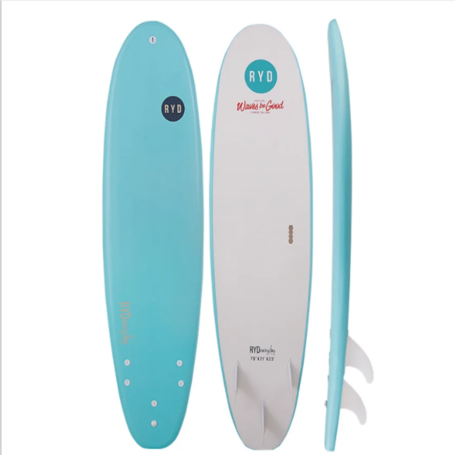 초보자용 서핑 보드 폼 소프트 보드, 초보자용 부력, 대형 서핑 훈련 디스플레이 