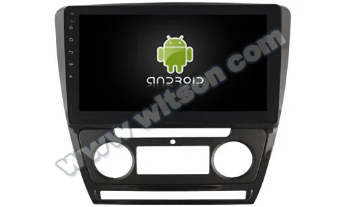 Sale 10.2" Android 9.0 Pie OS Car Multimedia GPS Radio for Skoda Octavia 2010-2014 Auto Air-Conditioner Version with Built-in DSP 0