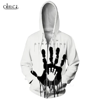 

Death Stranding 3D Hoodies Pullover Men Women New Fashion Casual Harajuku Anime Printed Zipper Hoodie Death Stranding Hoody Tops