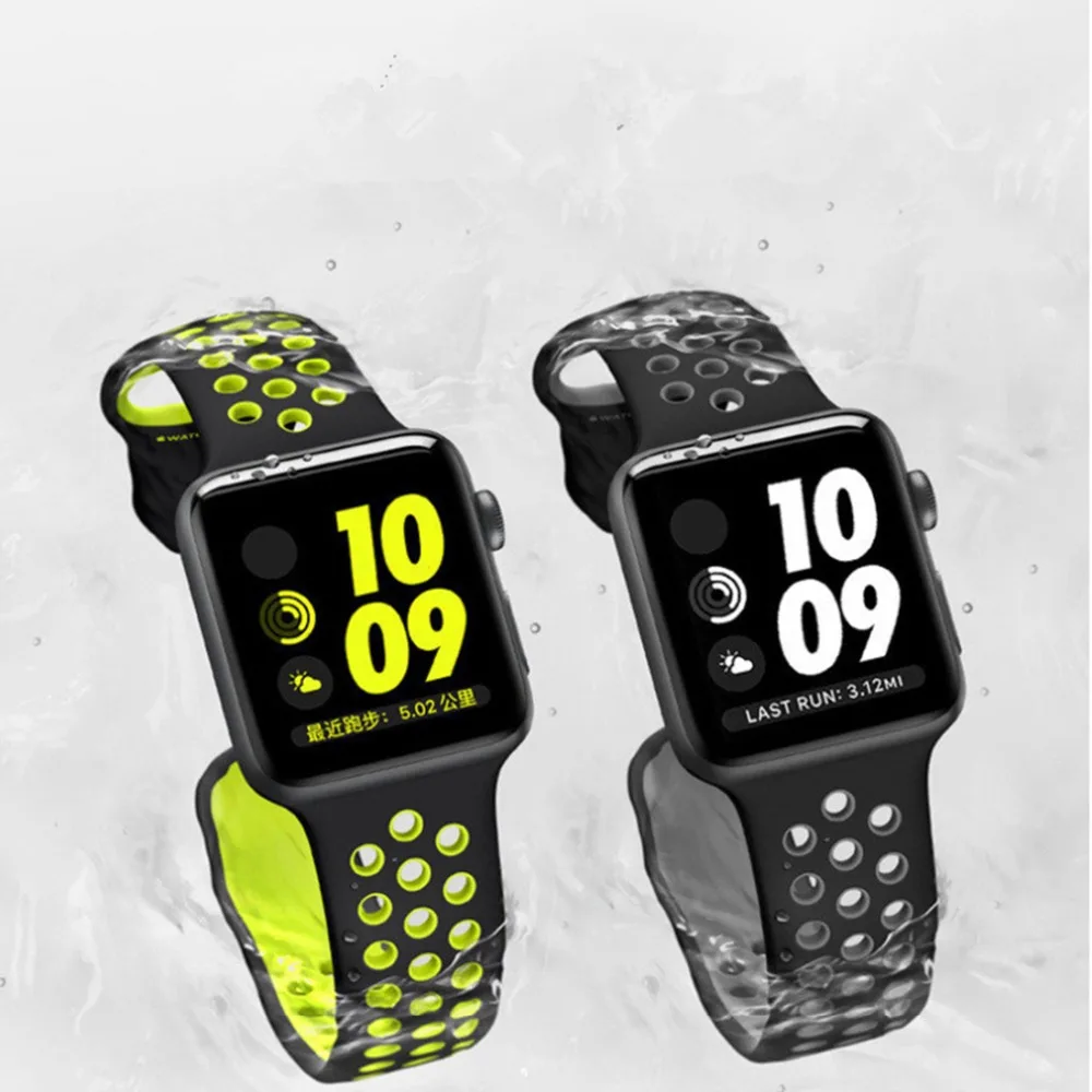 Спортивный ремешок для apple watch 5, ремешок 44 мм/40 мм, apple watch 5, 4, 3, ремешок iwatch, ремешок 42 мм/38 мм, браслет correa, ремень, аксессуары для часов