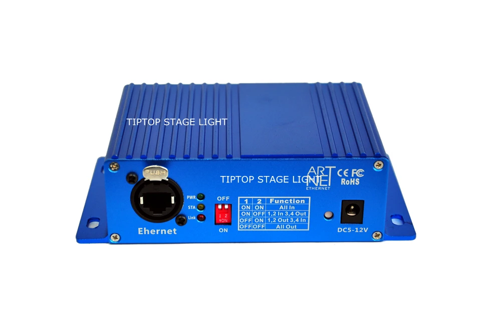 4 Ports ArtNet DMX Converter | Tiptoplight