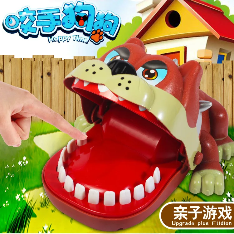 Bite Finger Shar Pei игрушка по зубам игра укус креативный трюк звук и светильник для отдыха вечерние настольные игры