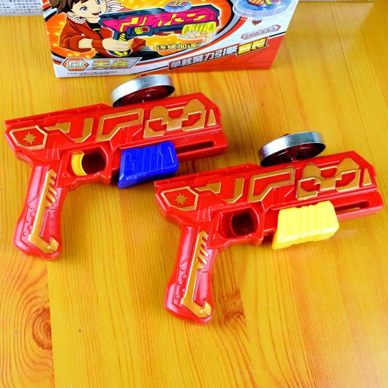 Single Pack Burst Gun Battle Spinner Will Shining of Rotating Gyro Toy Square Supermarket Hot Selling