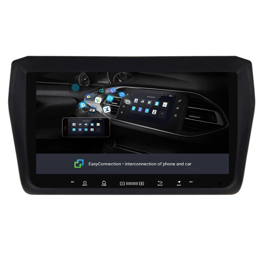 Sale 9 "2.5D Car DVD Multimedia player For Suzuki SWIFT 2017-2019 Android 9.0 Radio Tape Recorder Navigation GPS 4