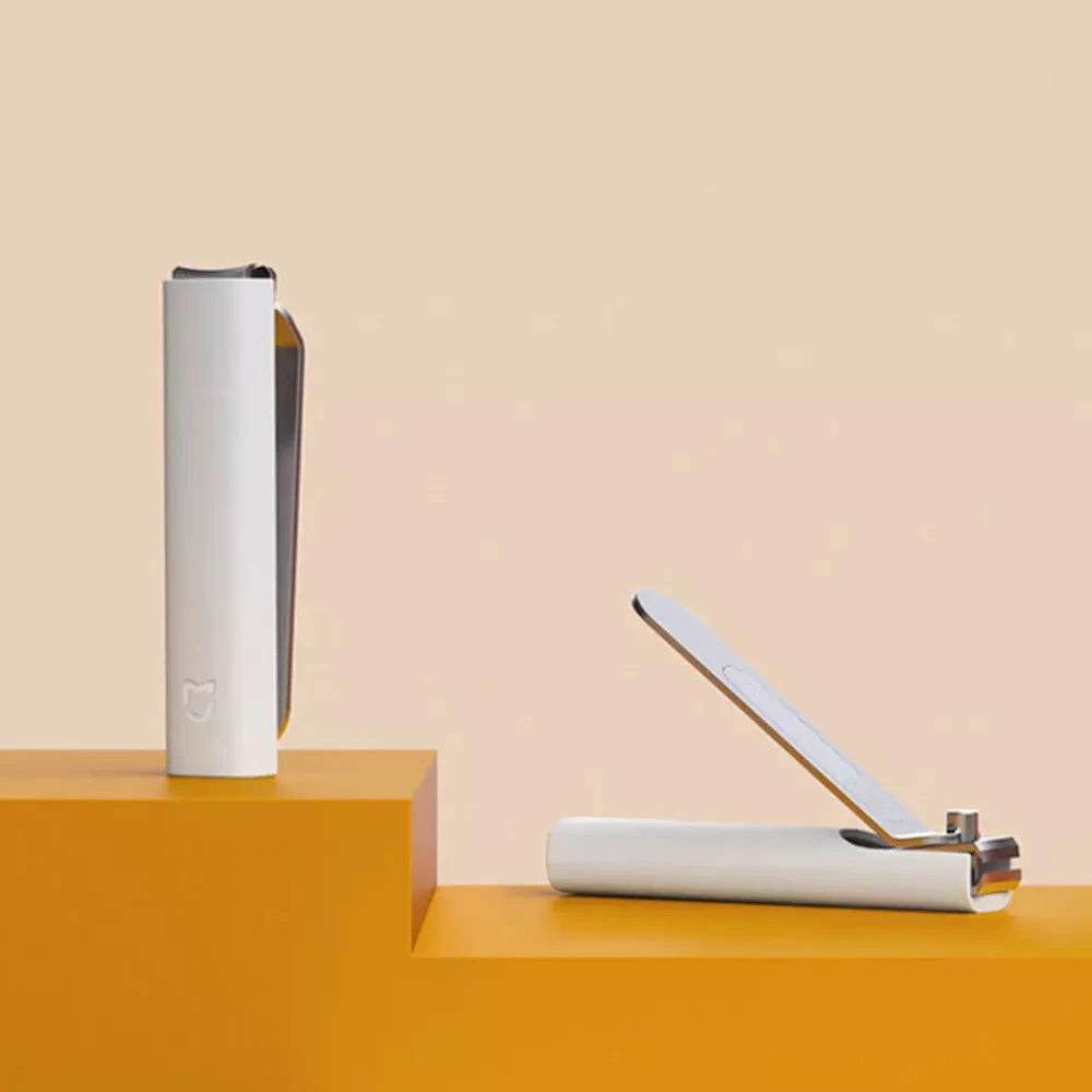 Кусачки для ногтей из нержавеющей стали Xiaomi Mijia с крышкой от брызг триммер