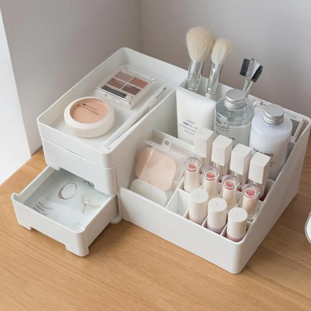 Большой ящик для косметики высококачественное Хранение коробка ухода за кожей