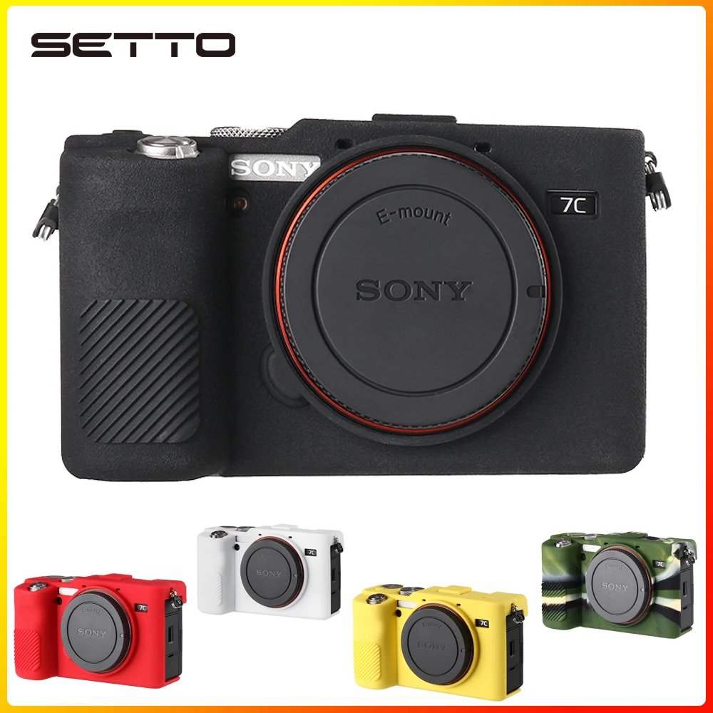 Силиконовый резиновый чехол SETTO для камеры защитный Sony A7C Alpha 7C | Электроника