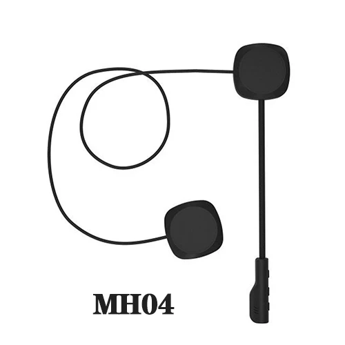 VR робот Мото Bluetooth гарнитура для шлема беспроводной мотоцикл Handsfree Наушники с голосовым управлением для gps музыка мотоцикл езда - Цвет: MH04-Headset