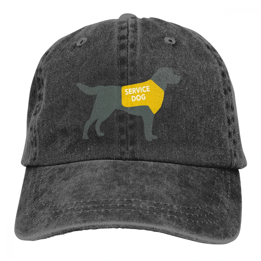 Обслуживание собаки Casquette Красный унисекс Мужские Женские джинсовые бейсболка с ремешком кепки Регулируемый Гольф папа шляпа