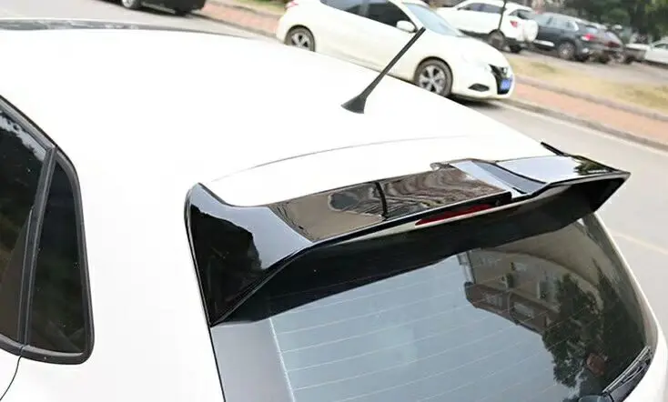 Для Volkswagen polo спойлер высокого качества ABS спойлер- год спойлер грунтовка или DIY цветной Автомобильный задний спойлер