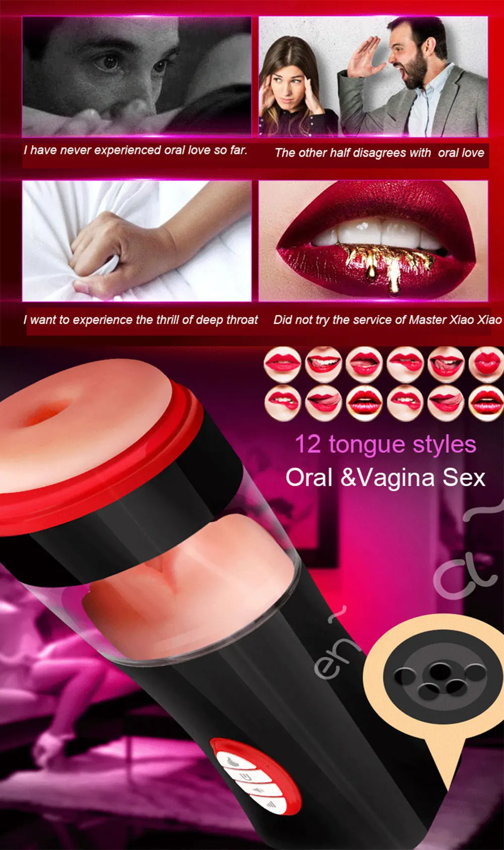 Automatic Heating Male Masturbator Cup Deep Throat Tongue Blowjob Pussy Sucking Vibrator Voice interactive Oral Sex Toys For Men (9)